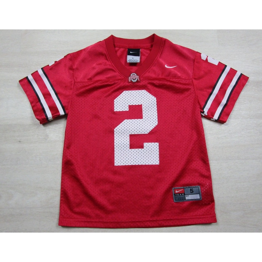 Vintage Y2K Nike Team Ohio State Buckeyes Jersey Youth (5) #2 Pryor Jenkins